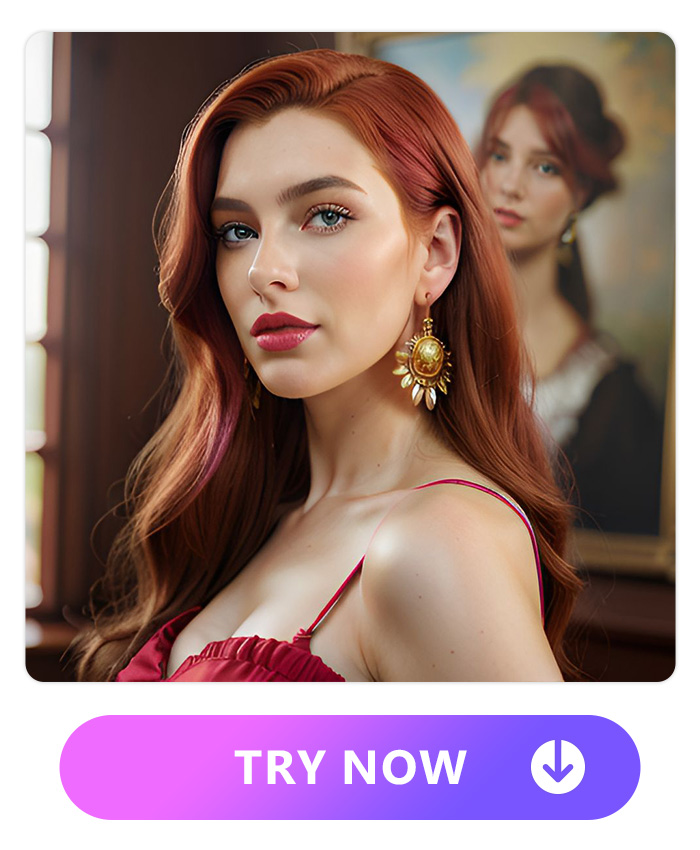 AI woman in fashion style